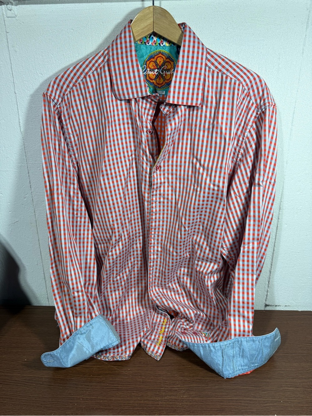 Robert Graham Men’s Plaid Dress Shirt XL